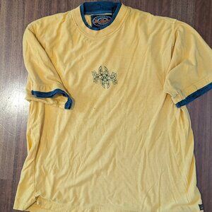 Dr. Lucky's Authentic Apparel-Men's- L -T-shirt-yellow-preowned